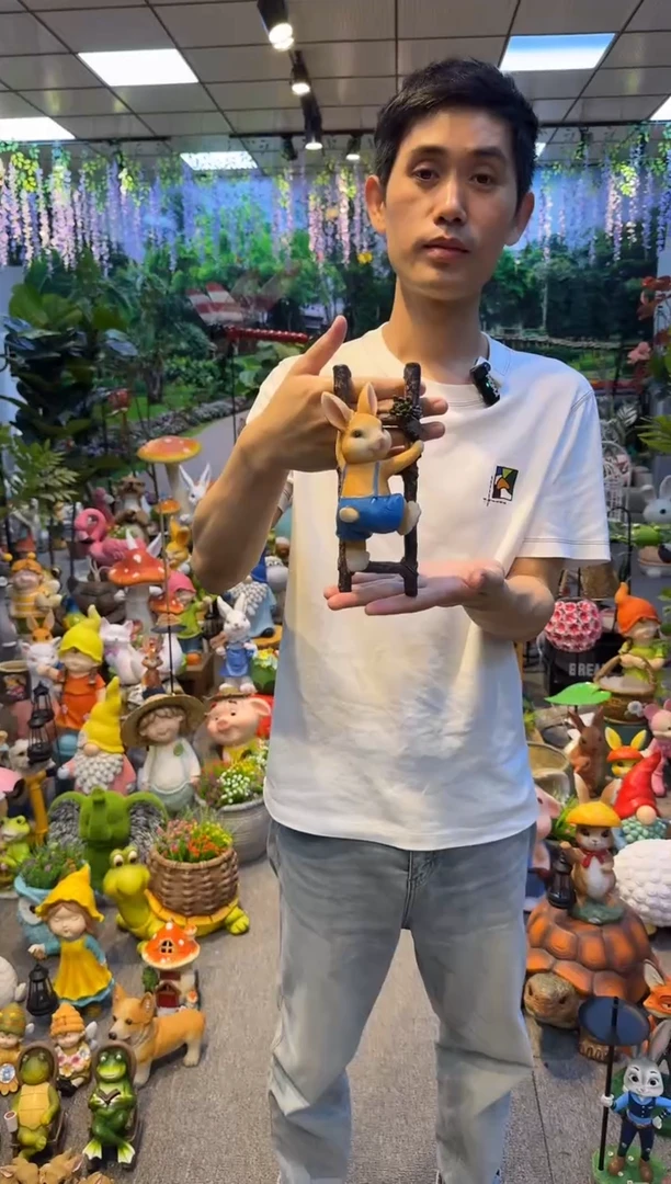 无花朵花园庭院摆件&00&