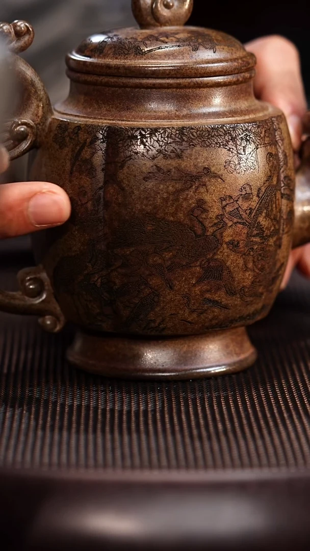 茶壶紫砂Y宜兴原矿紫砂