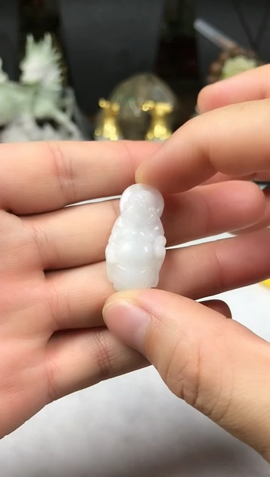 翡翠挂件未镶嵌佛公
