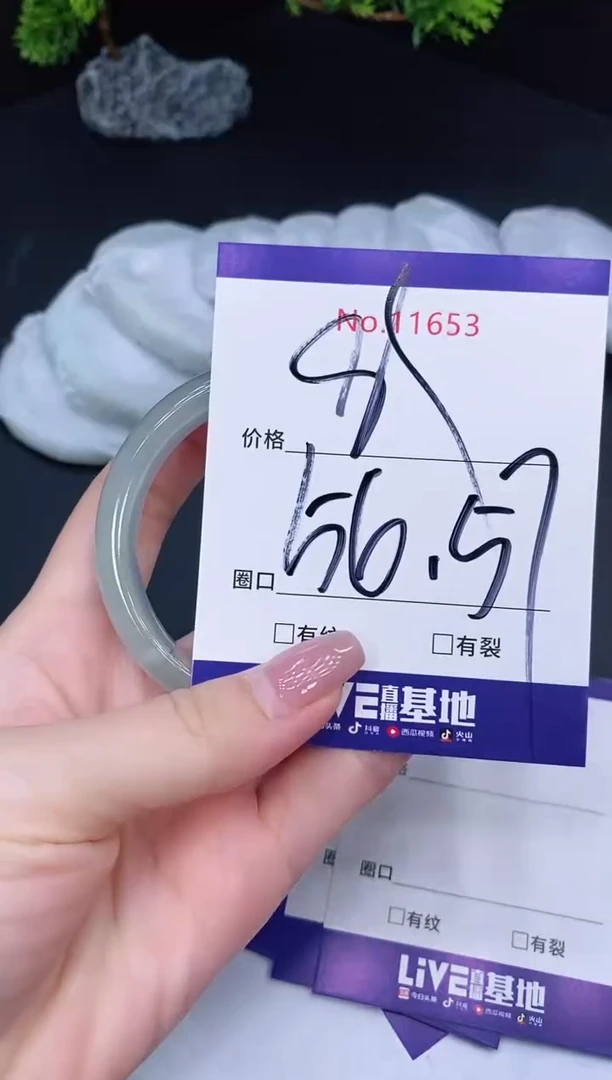 未镶嵌手镯翡翠11653