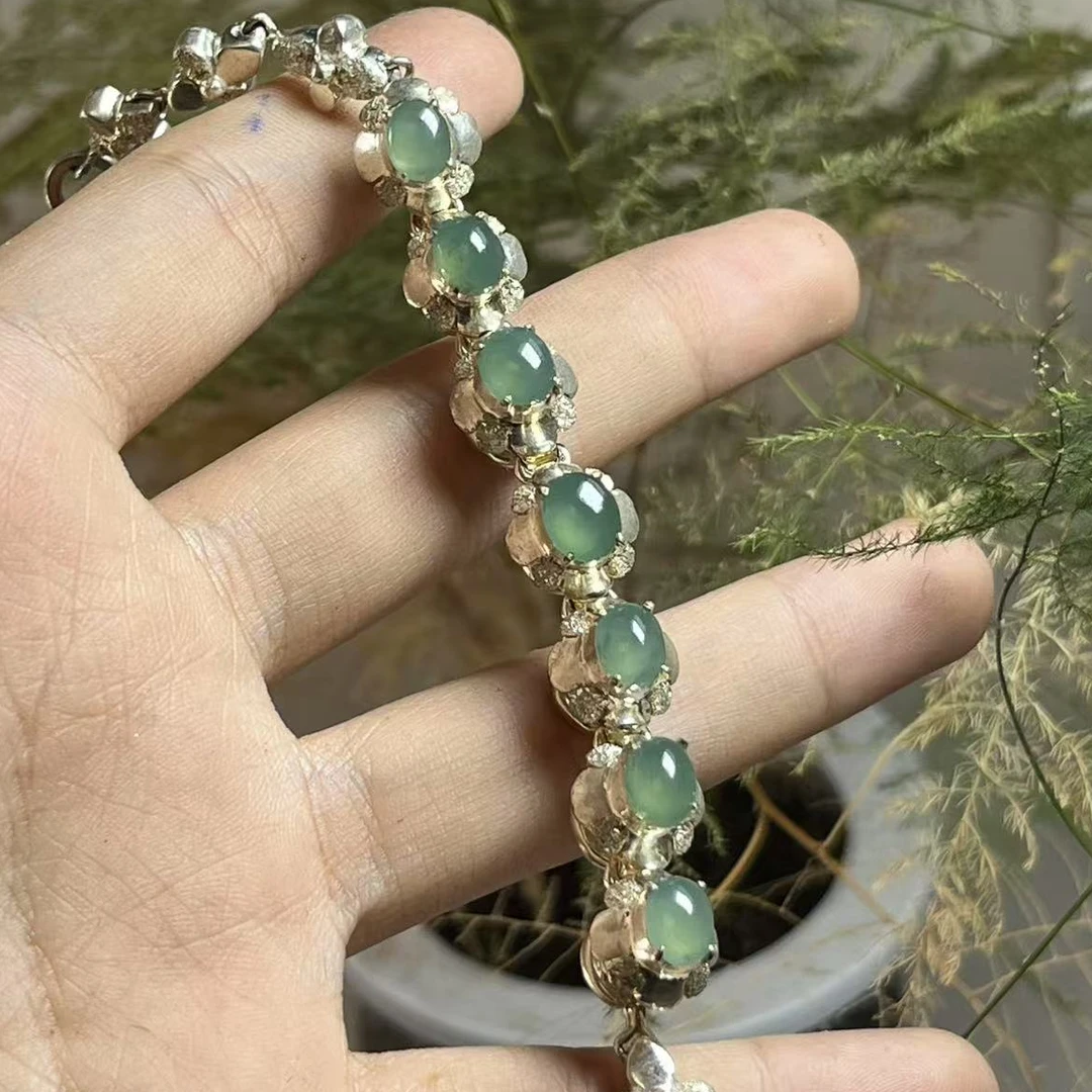 缅甸天然A货翡翠蛋面未镶嵌344