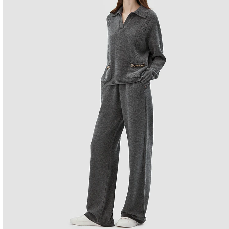 ELLASSAY歌力思新款针织休闲裤女