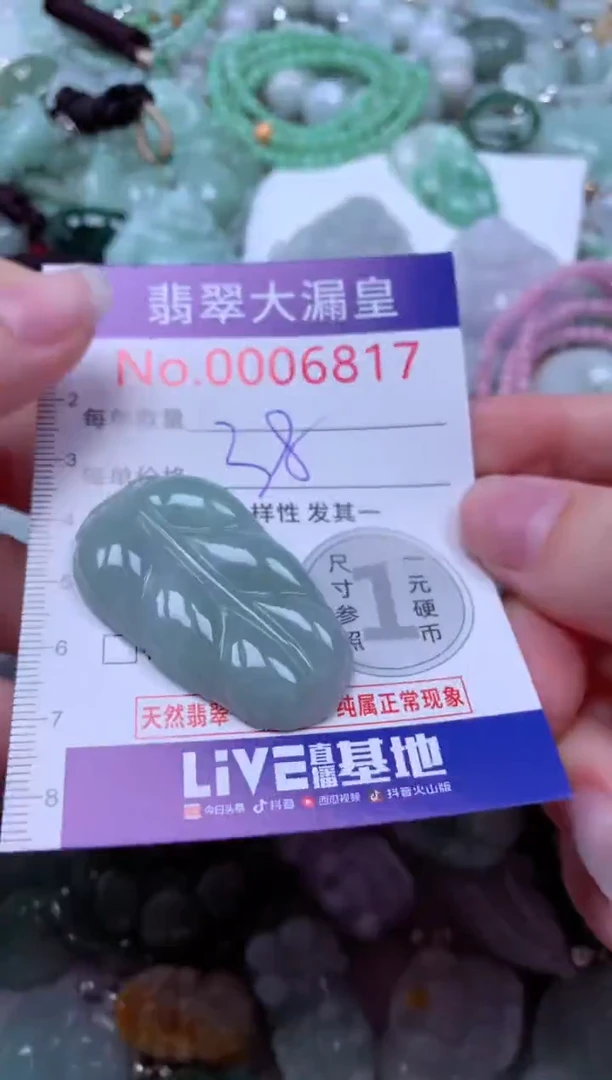 吊坠(不含链)未镶嵌翡翠6817