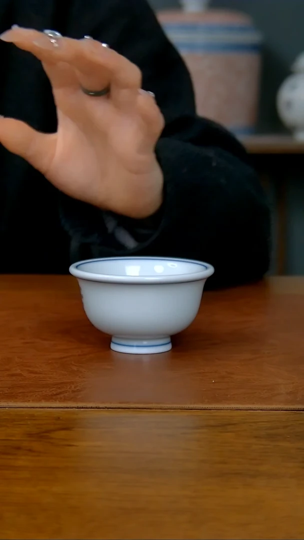 【闪购商品】陶瓷纯白胎铃铛杯（柴窑）