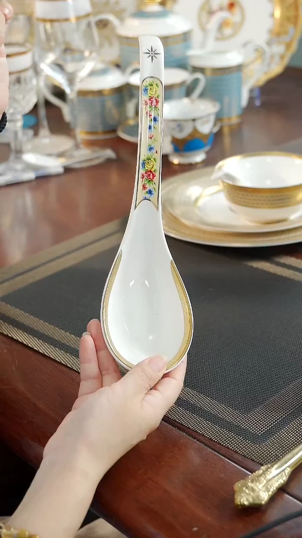 瓷片大汤勺 微瑕