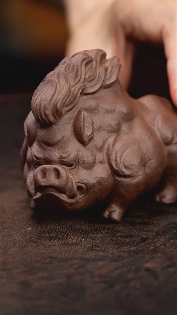紫砂茶宠紫砂野猪