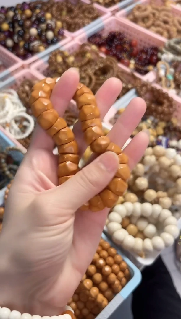 菩提根/象牙果手串猴头无相大肠手串 15mm 全品