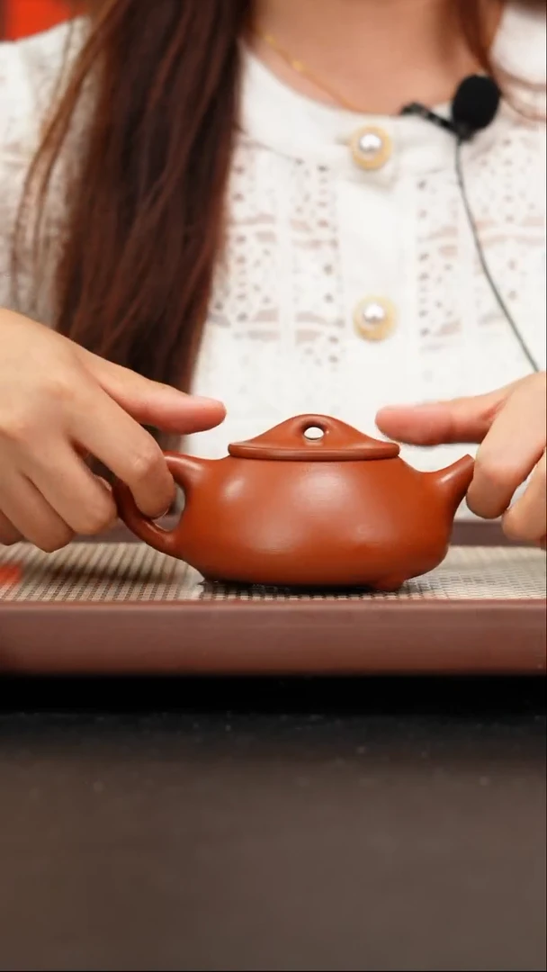 茶壶紫砂黄龙山朱泥景舟石瓢220
