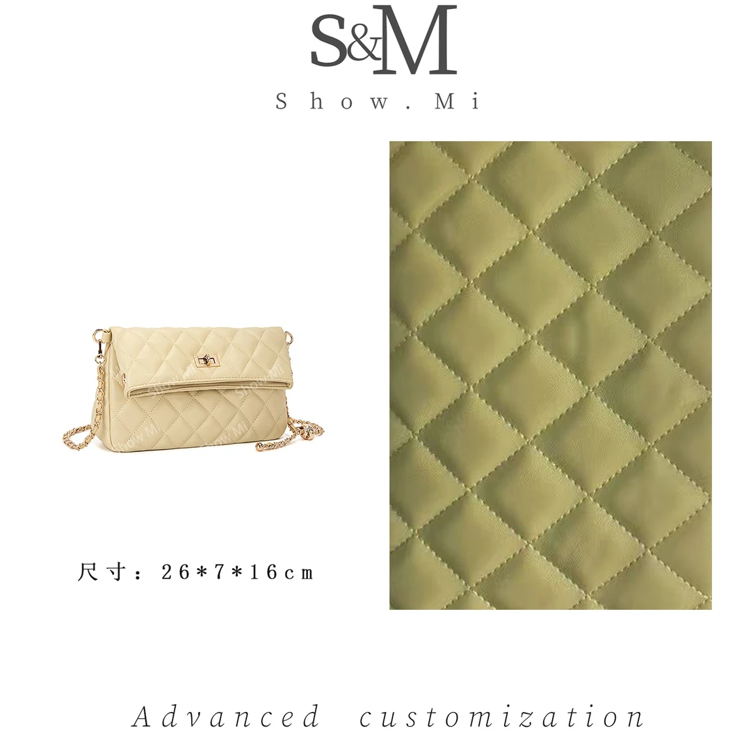 【Show Mi】QYX-9905-奶油黄-轻奢小众时尚百搭女士包包sm