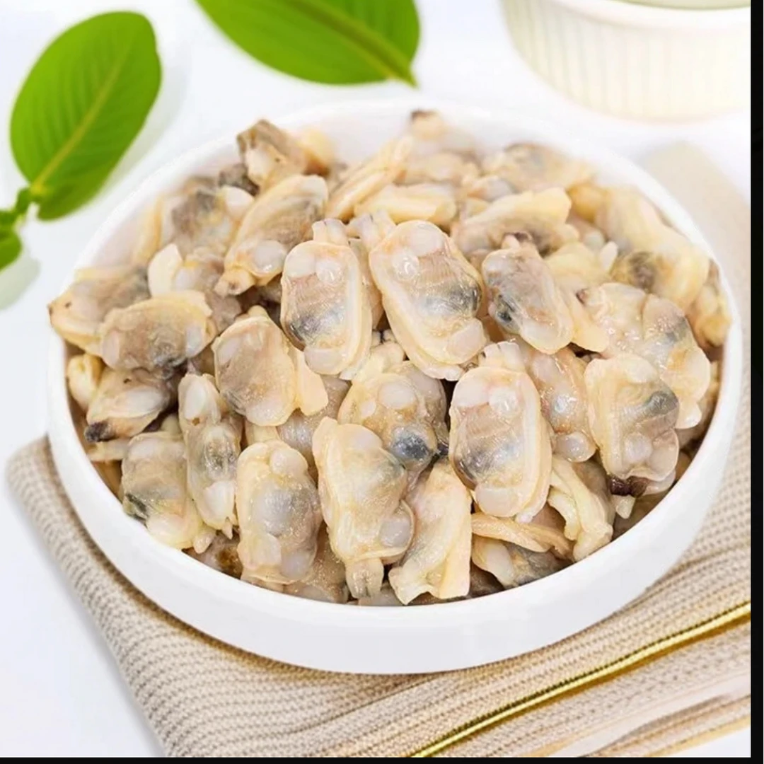 [周瑞专属][净重无冰花甲肉]无沙蛤蜊肉花甲肉文蛤贝壳肉嘎啦肉