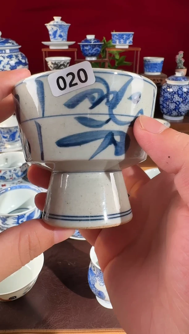 不二说瓷纯手绘杯