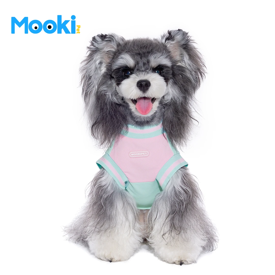mookipet宠物猫咪狗狗凉感无袖背心比熊雪纳瑞小型犬夏天透气衣服