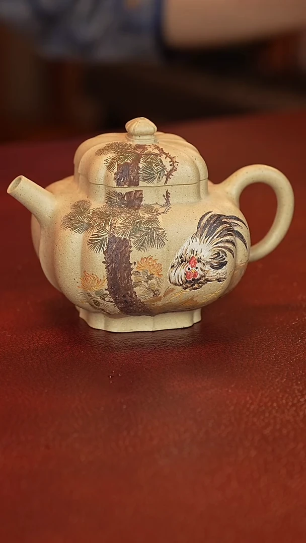 茶壶紫砂原矿高端紫砂--抽脚四方
