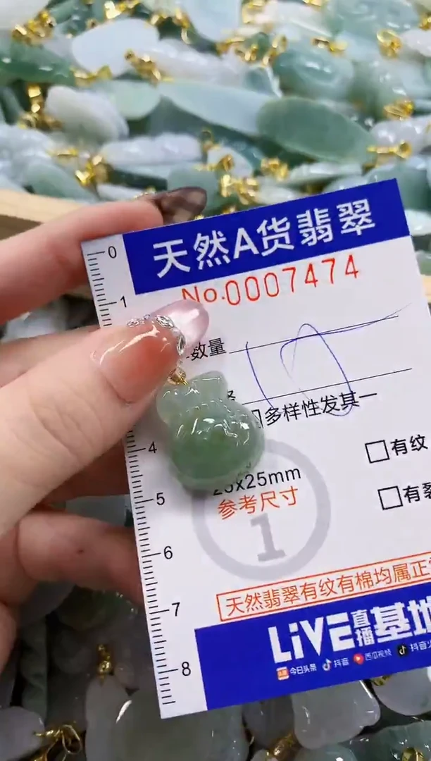 颈饰未镶嵌翡翠天然A货翡翠