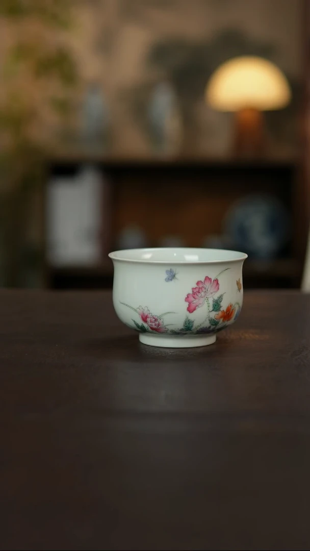 杯景德镇陶瓷杯碗柴烧多人