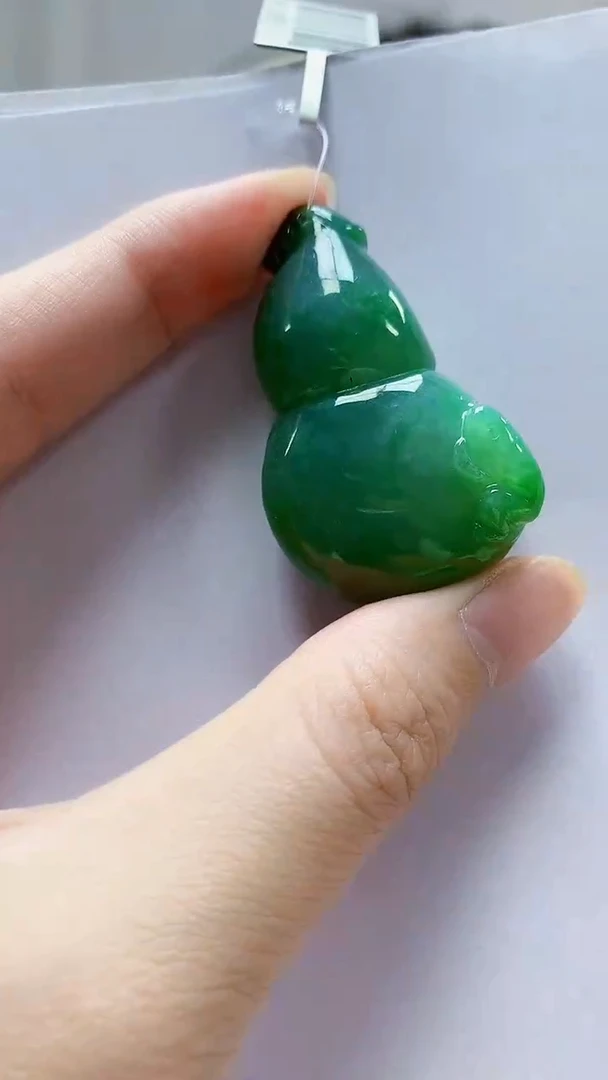 未镶嵌定制翡翠5145zm-毛货挂件葫芦53