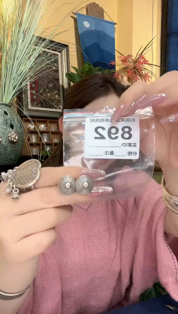 无925银Q***g耳饰