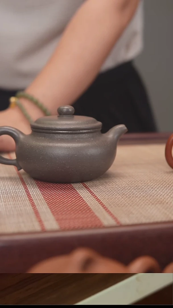茶壶紫砂石*天青仿古