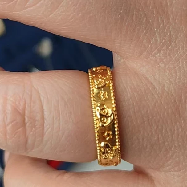 铁合金大理石戒指 爱敏首饰戒指