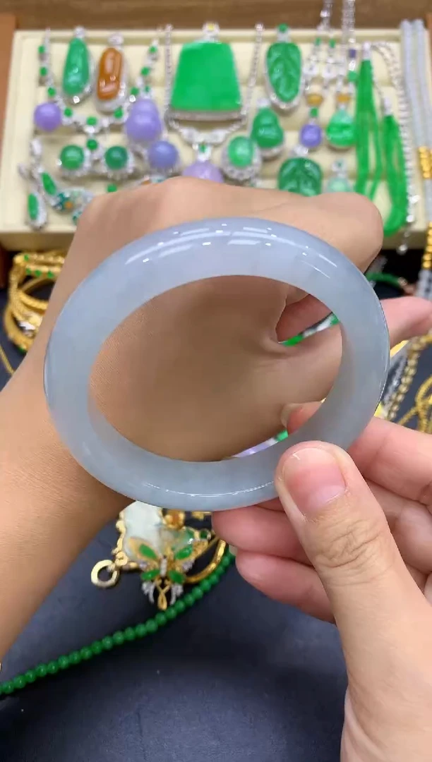 未镶嵌手镯翡翠429-中国好珍宝