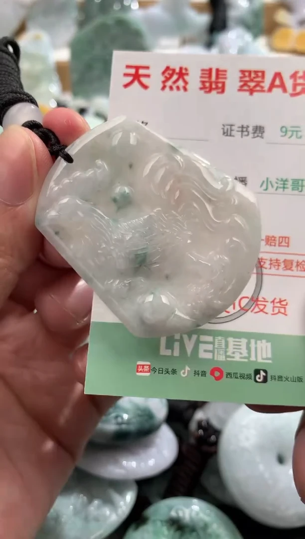吊坠(不含链)未镶嵌翡翠1