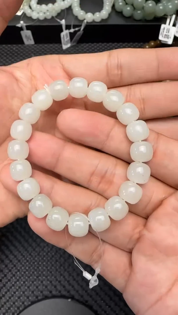 未镶嵌手串和田玉天泰手串卡9x10