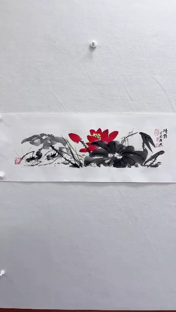 【闪购商品】国画百年湖社-张广恩-现场一平尺《清雅》