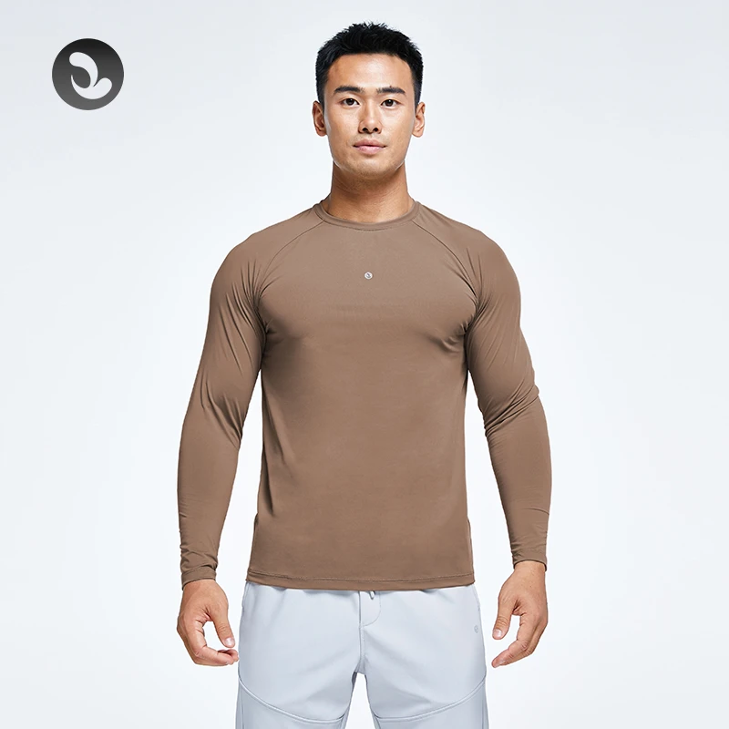 SOSOLEMON 秋冬长袖男运动上衣保暖速干发热弹性吸湿排汗修身健身