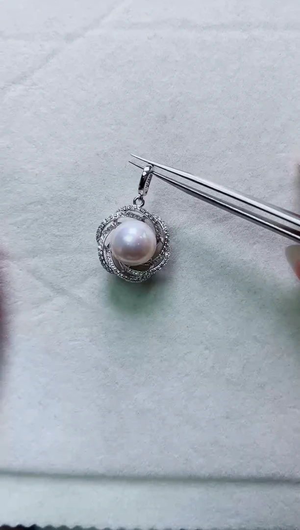 银S925镶嵌其他淡水珍珠多样性发一2169