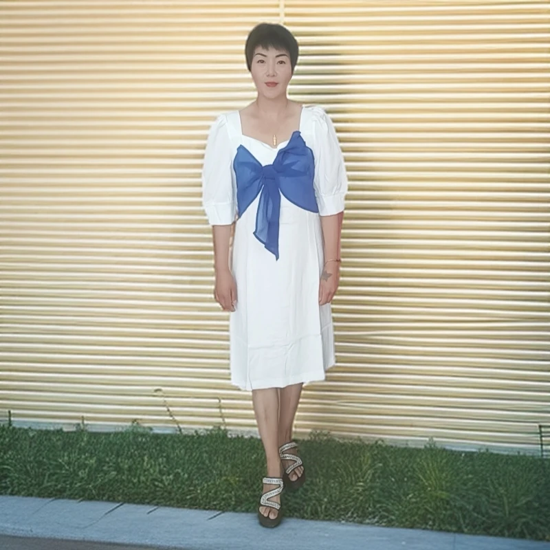 名媛轻奢赫本风夏季新款高级感御姐轻熟风连衣裙时尚