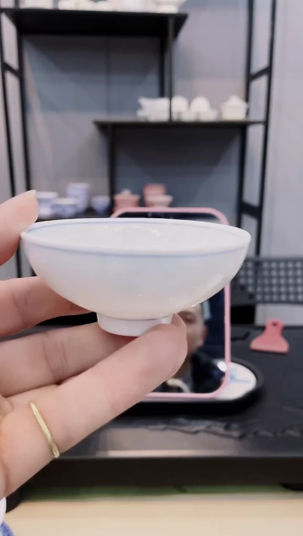 【闪购商品】【席欢李商城】蓝纹杯6个