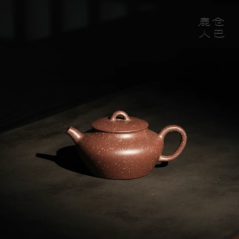 〖仓巴鹿人〗可人堂·何涛 愚 宜兴紫砂原矿紫泥小品茶壶120cc