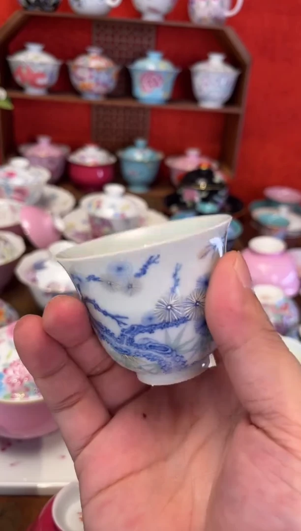 景德镇纯手绘陶瓷茶具