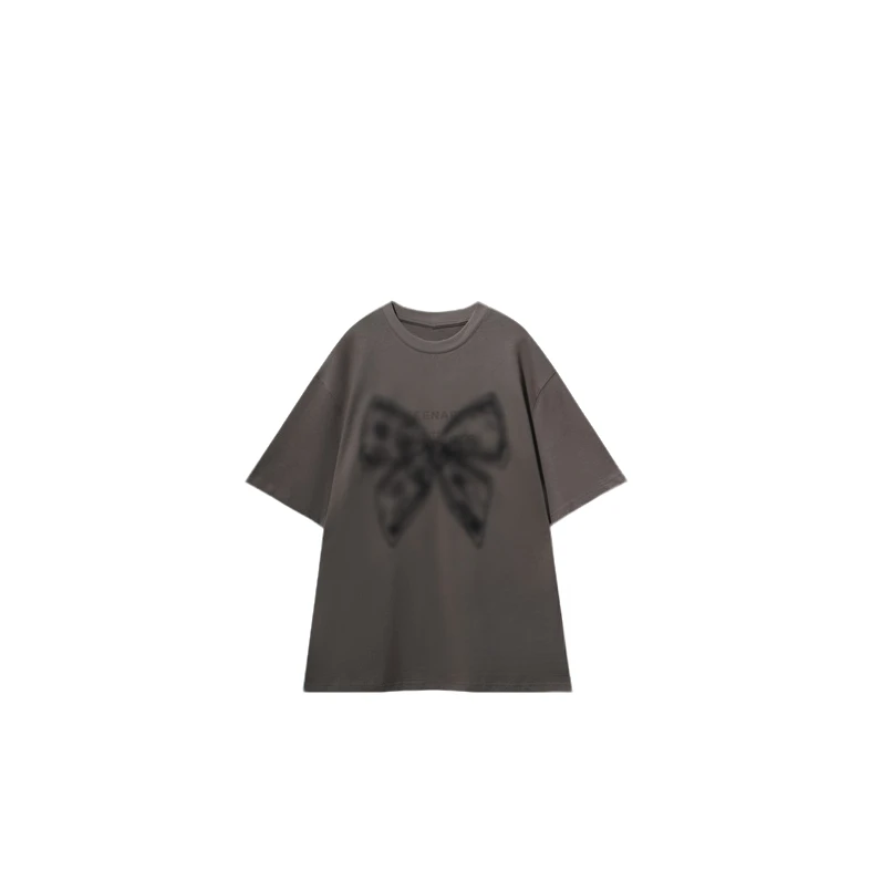 【小依专享】T7F20558H新款显瘦小众短袖T恤-0558