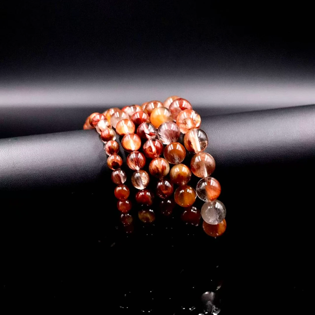 纯天然高阶敦煌兔毛异象水晶手串H4787-多样性发一