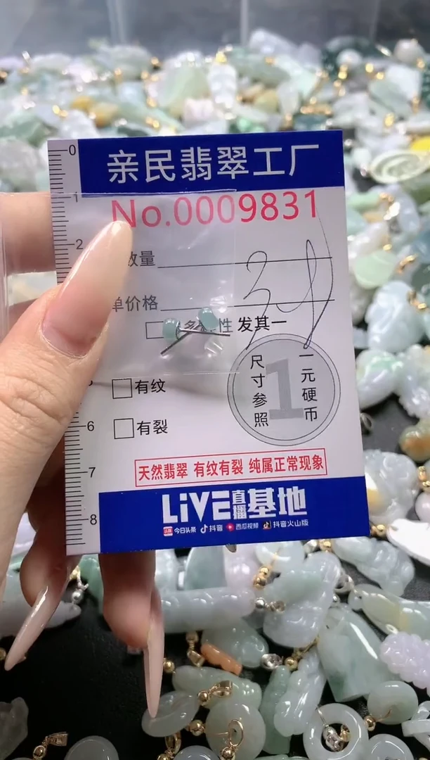 【闪购商品】翡翠吊坠(不含链)未镶嵌9831