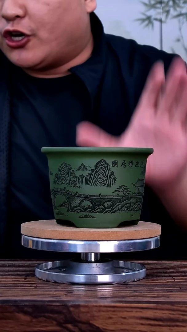 紫砂花盆紫砂花盆内口10-7