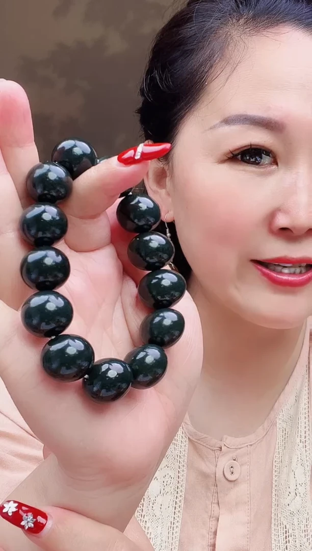 手串未镶嵌和田玉纯天然和田玉新疆马儿羊矿塔青18