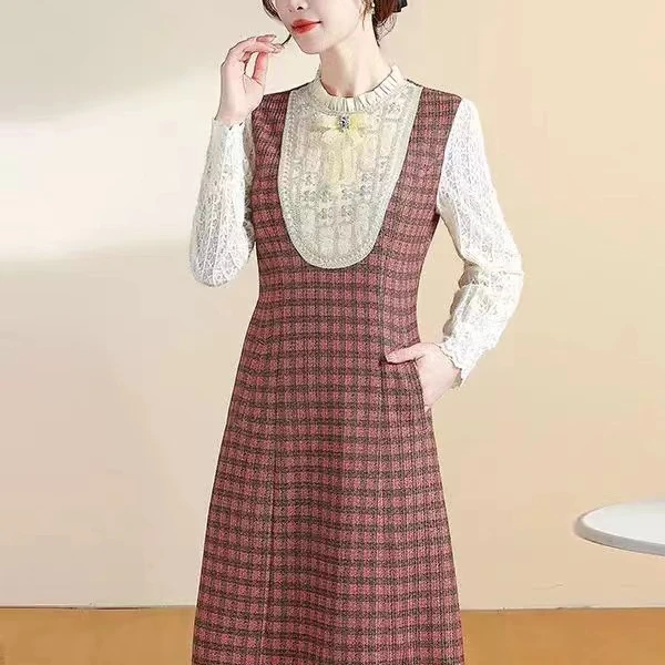 2025春夏新款名媛法式气质高级感连衣裙814