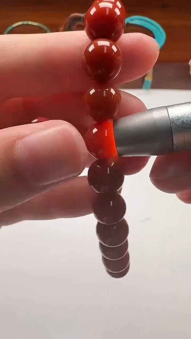 18K金镶嵌手串手串南红玛瑙猪**～手串多样性发货