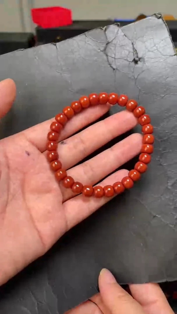 未镶嵌112南红玛瑙手串