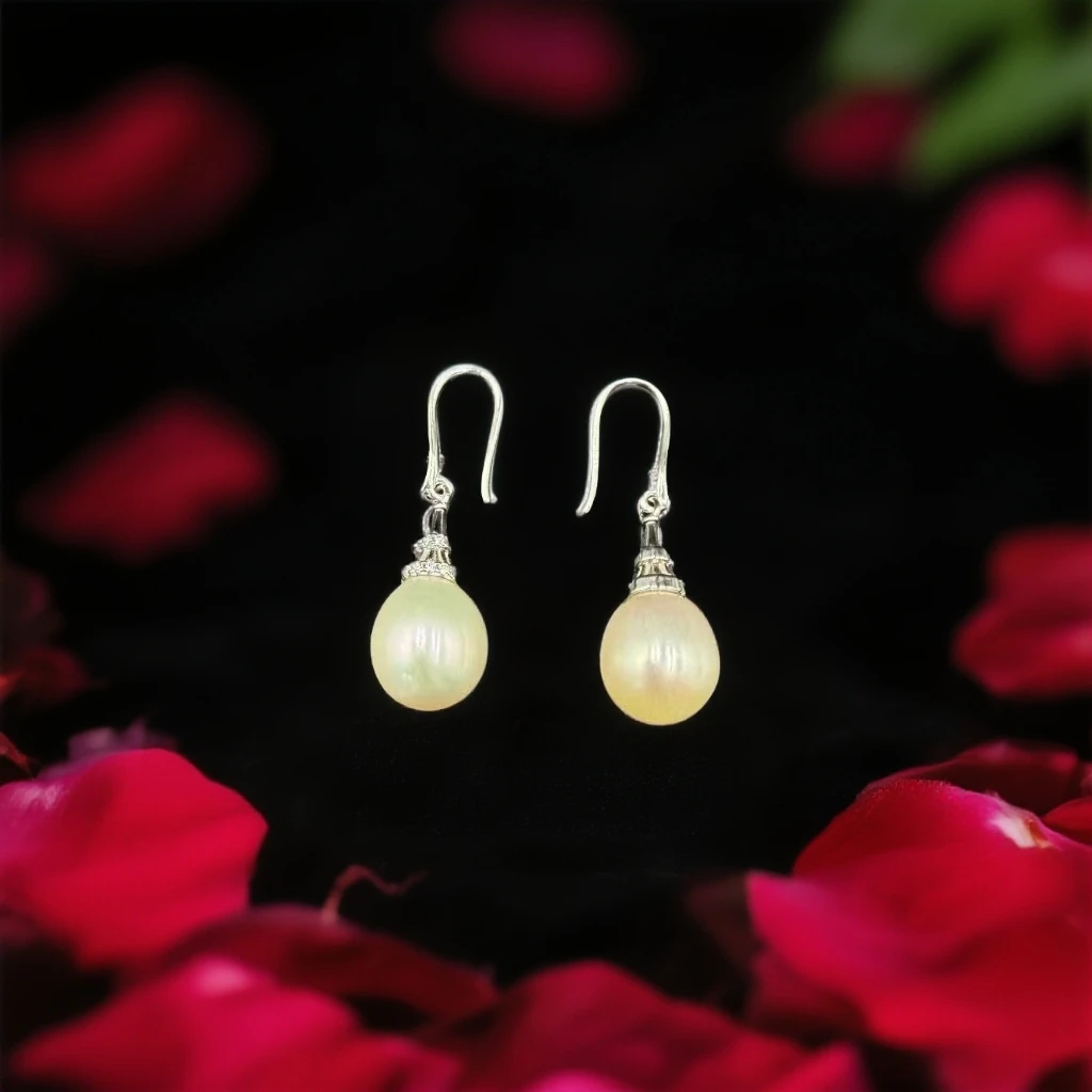 Z016  天然珍珠耳坠