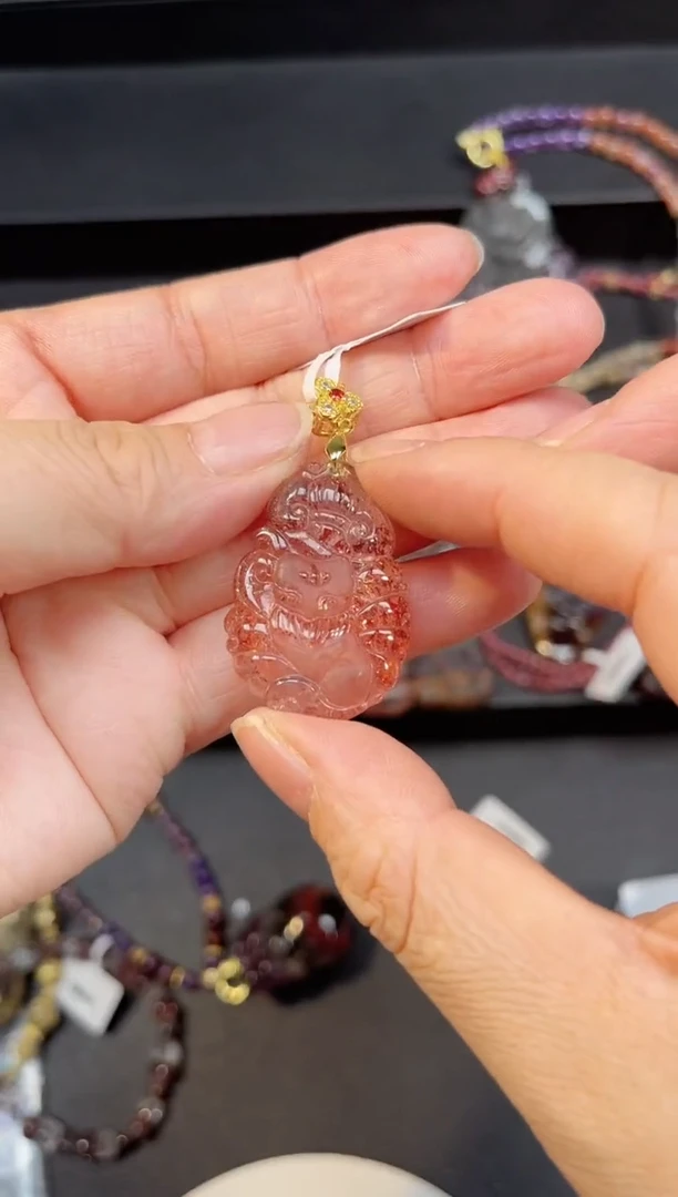 未镶嵌颈饰水晶【百晶灵儿】定制款