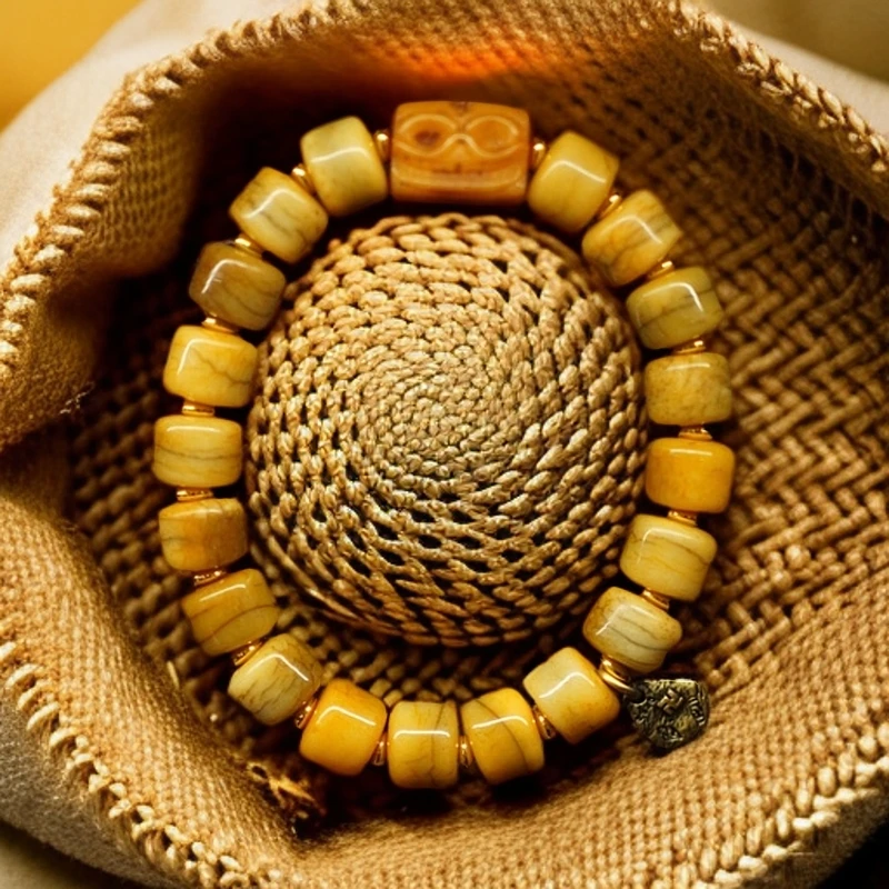 【经典】藏饰牦牛骨单圈经典民族风百搭男女文玩手串大鹏鸟款