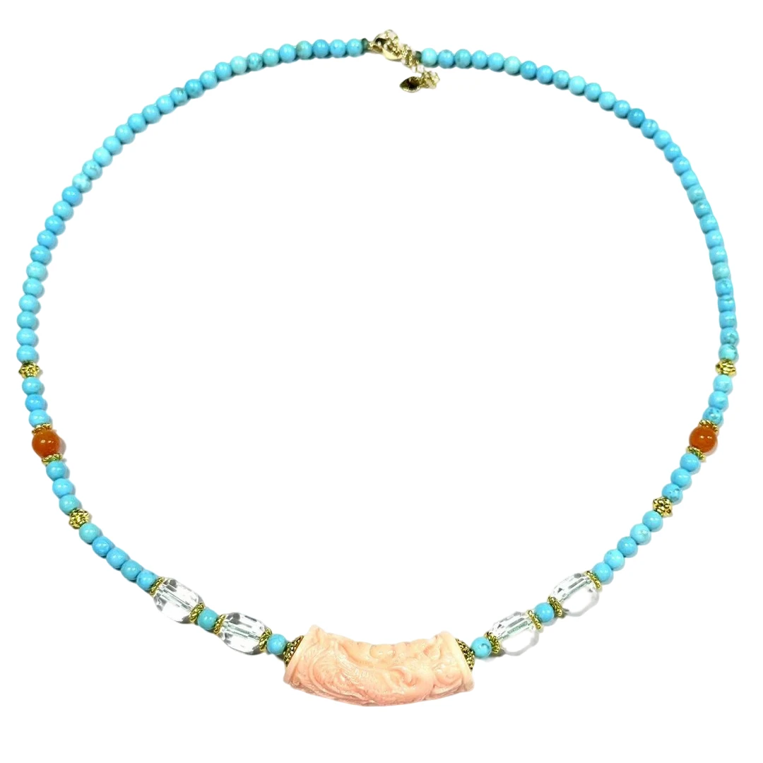 【符老板】x757-国风气质设计款三姑娘凤凰弯管锁骨链-赠礼盒