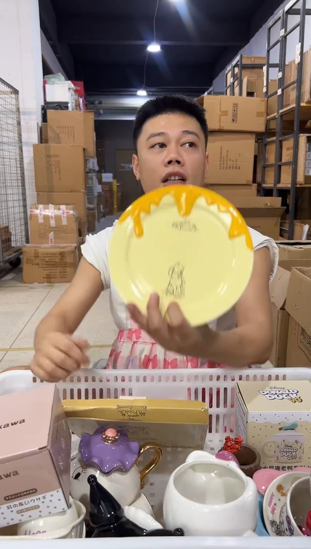 瓷片原盒维尼餐盘