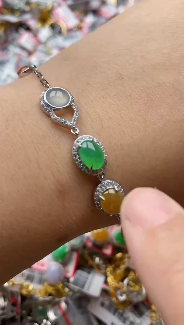 【闪购商品】翡翠戒指银S925镶嵌22222---8