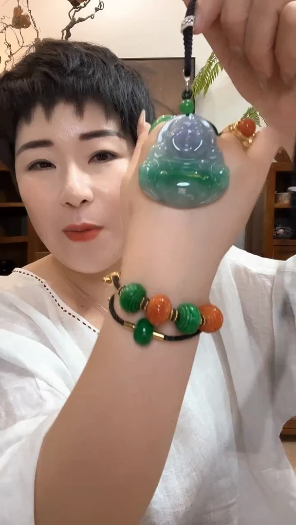 吊坠(赠链)合金翡翠084