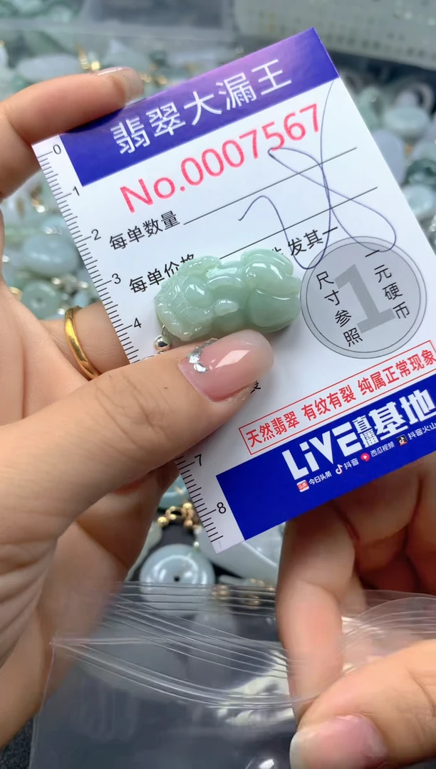 颈饰未镶嵌翡翠7567