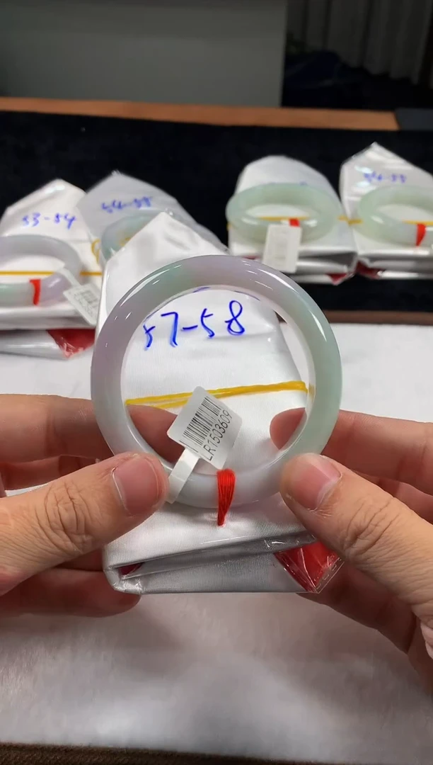 未镶嵌定制翡翠风**浪5073毛货不退不换 57-58圈